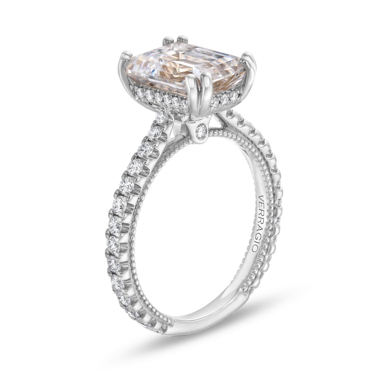 Verragio Couture Double Prong Engagement Setting In White Gold 14K 2