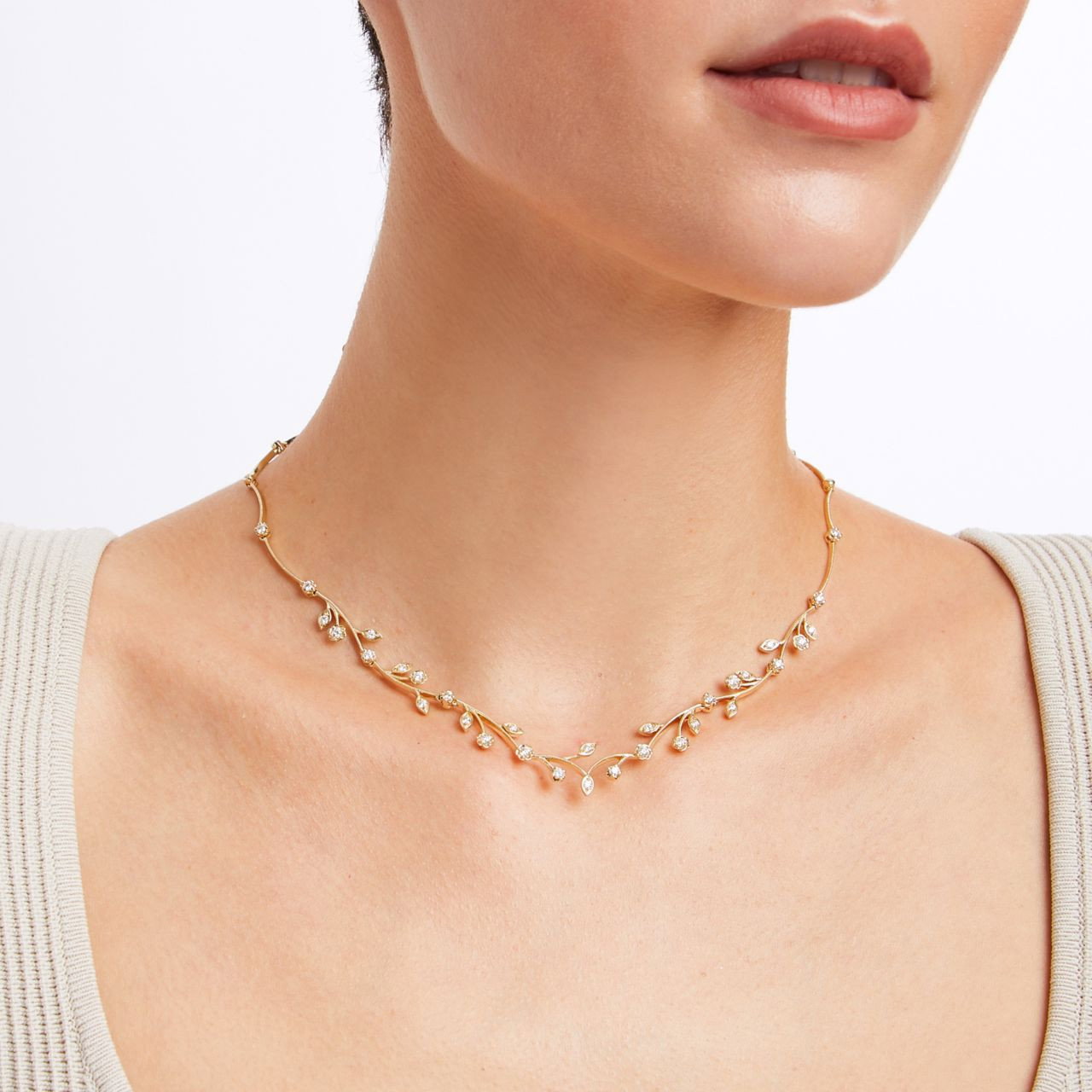 Simon G. Magnificent Garden Diamond Necklace 2