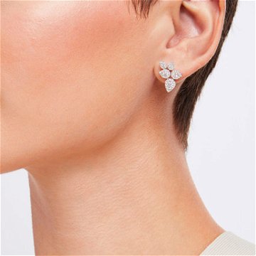 KC Designs Diamond Hanging Chain Earrings Set in 14 KT. Gold | KC Design | Diamond Vault of Troy
