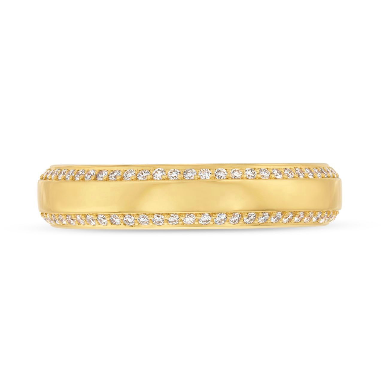 Tacori Bevel Edge Diamond Wedding Band 0