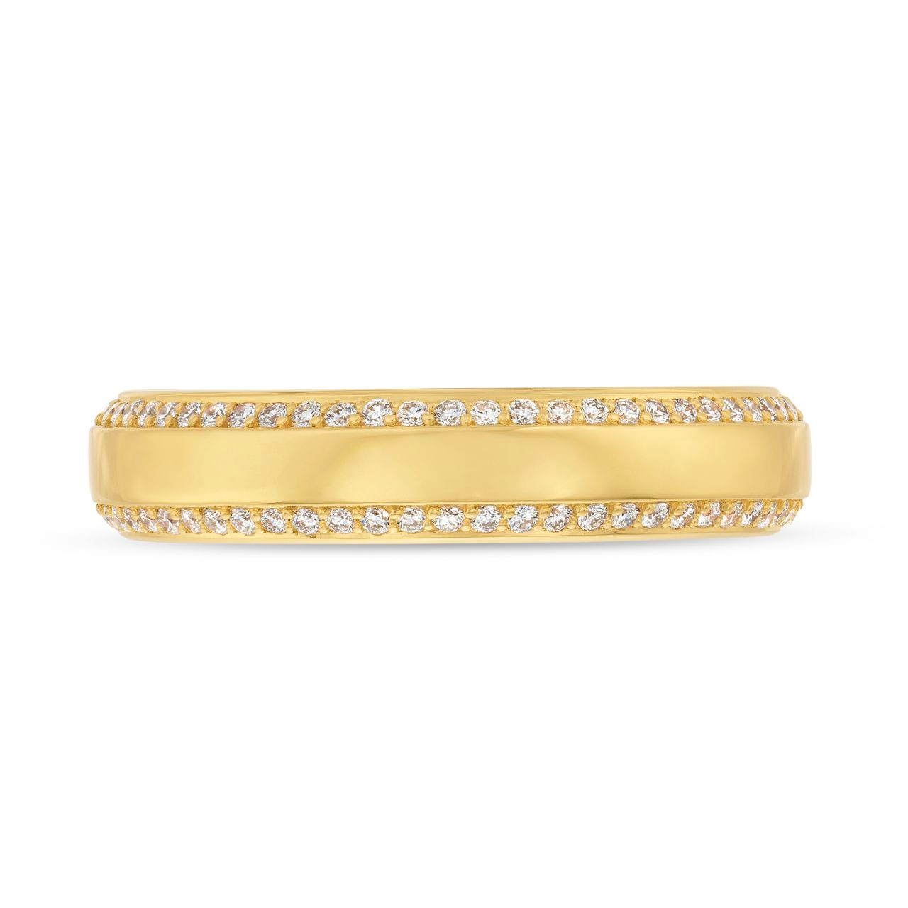 Tacori Bevel Edge Diamond Wedding Band 0