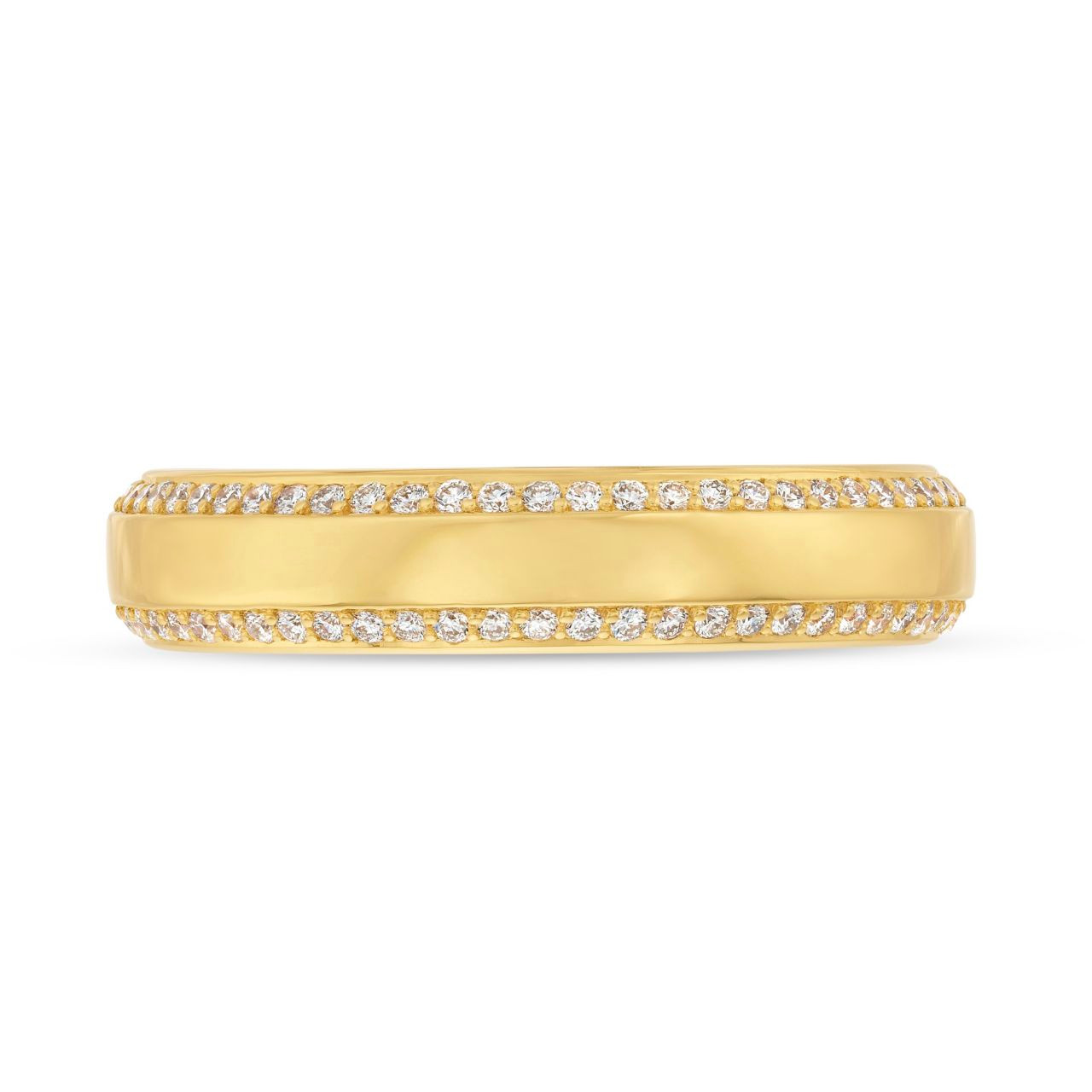 Tacori Bevel Edge Diamond Wedding Band 0