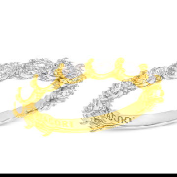 Tacori Sculpted Crescent Pear Diamond 3/4 Way Wedding Band