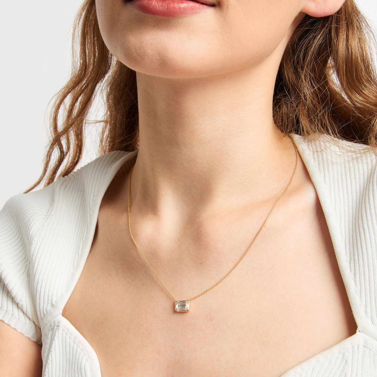 Bezel Diamond Mosaic Pendant