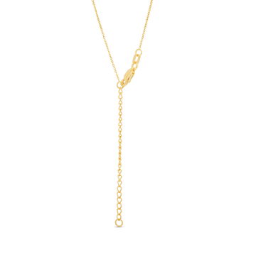 Mrs. Nameplate Pendant Necklace In Yellow Gold 14K