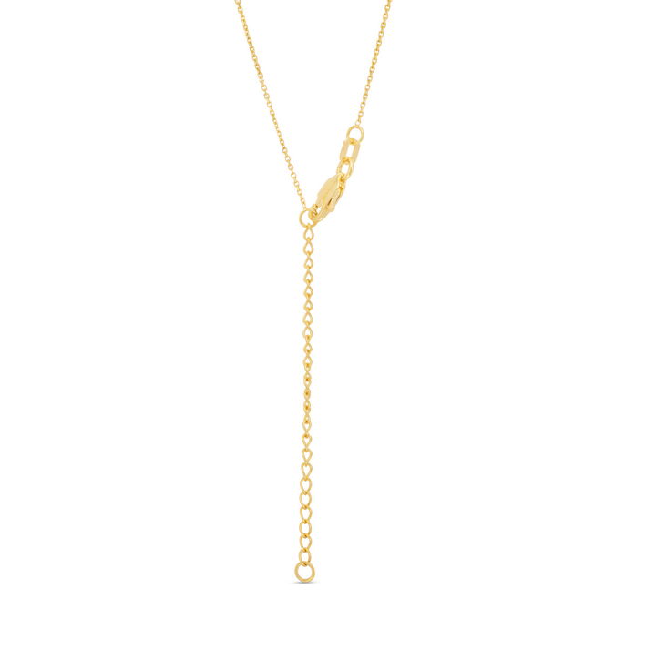 Mrs. Nameplate Pendant Necklace In Yellow Gold 14K