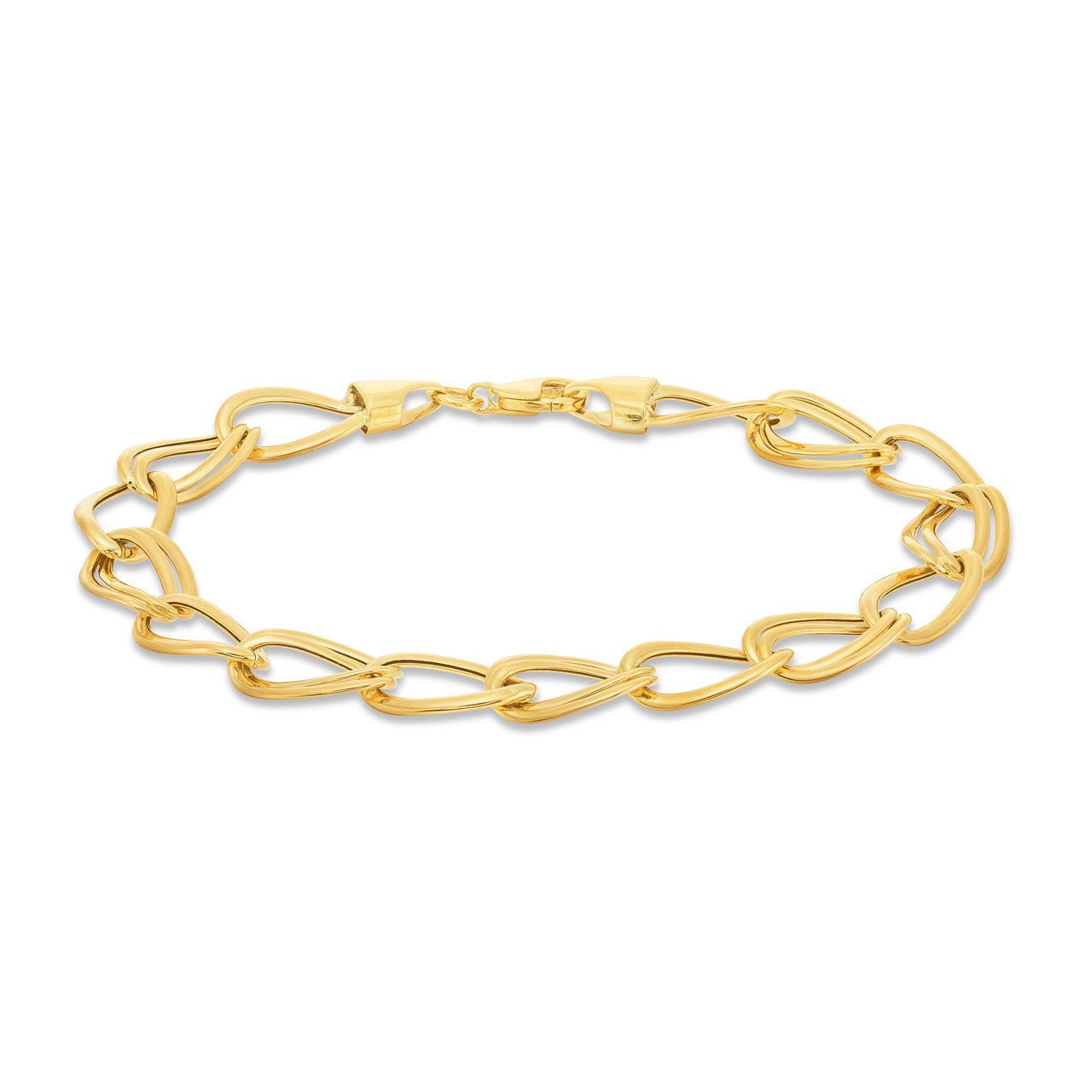 Alternating Single/Double Link Bracelet