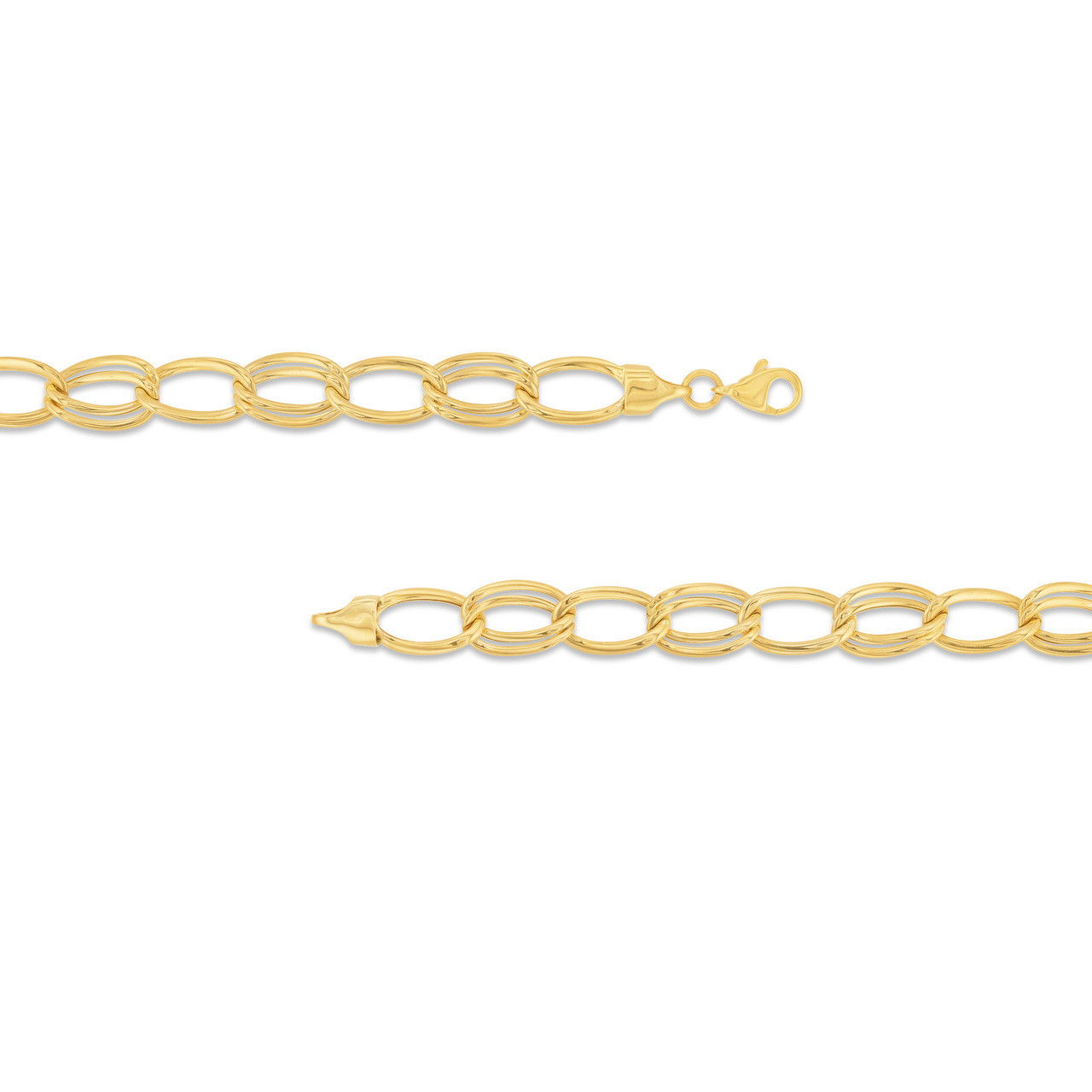 Alternating Single/Double Link Bracelet
