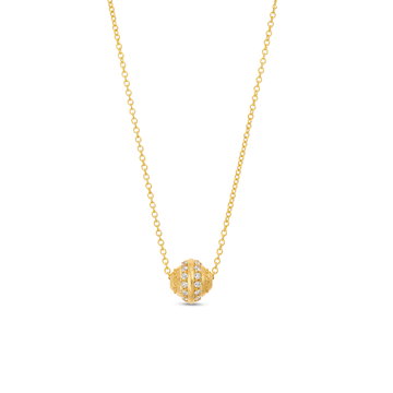 Verragio Diamond Slide Bead Pendant In Yellow Gold 18K