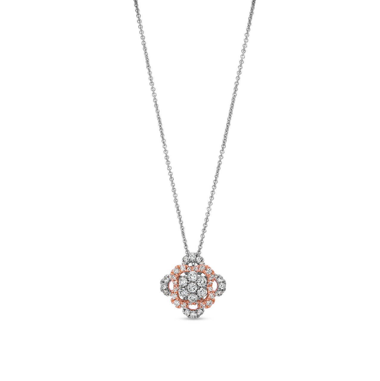 Verragio Floret Cluster Diamond Pendant 0