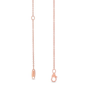 Verragio Morgan Small Filigree Circle Pendant In Rose Gold 18K