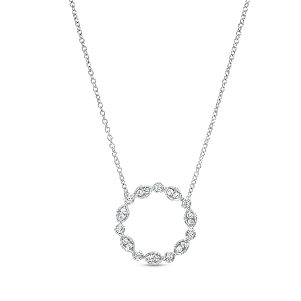 Verragio Nobility Diamond Circle Pendant