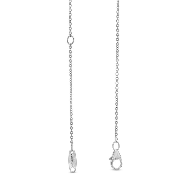 Verragio Nobility Diamond Circle Pendant In White Gold 18K