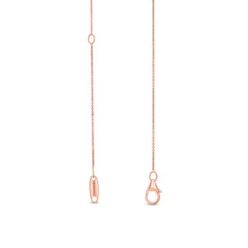 Verragio Bead Five Diamond and Amethyst Pendant In Rose Gold 18K