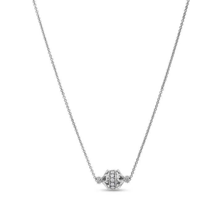 Verragio Tiara Diamond Rondelle Pendant In White Gold 18K