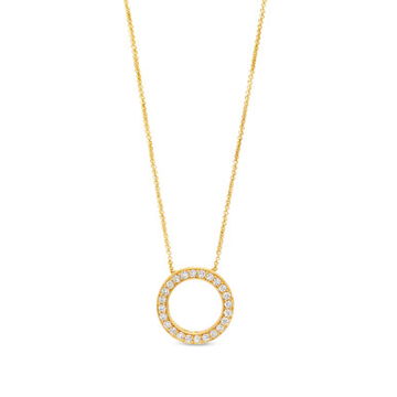 Verragio Beaded Diamond Circle Pendant