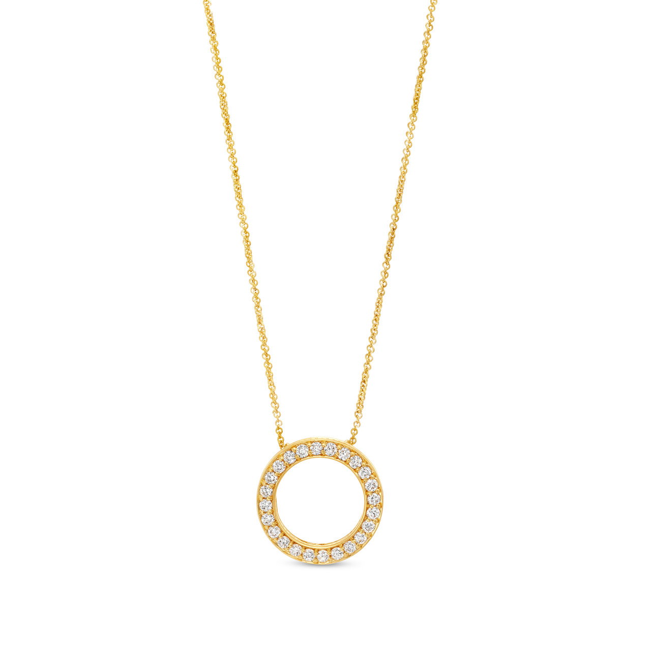 Verragio Beaded Diamond Circle Pendant