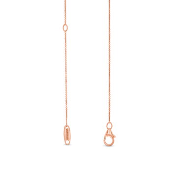 Verragio Beaded Diamond Circle Pendant In Rose Gold 18K