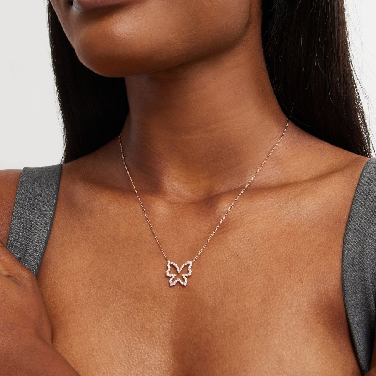 Verragio Diamond Butterfly Pendant 1