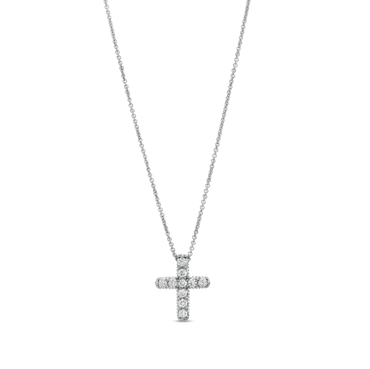 Verragio Medium Diamond Cross Pendant 0