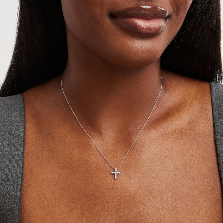 Verragio Medium Diamond Cross Pendant