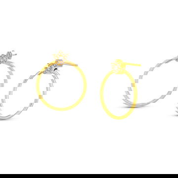 Verragio Small Crest Circle Earrings