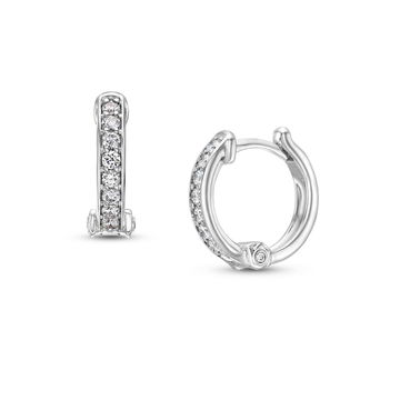 Verragio Felicity Diamond Hoop Earrings In White Gold 18K