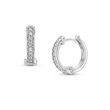 Verragio Felicity Diamond Hoop Earrings In White Gold 18K
