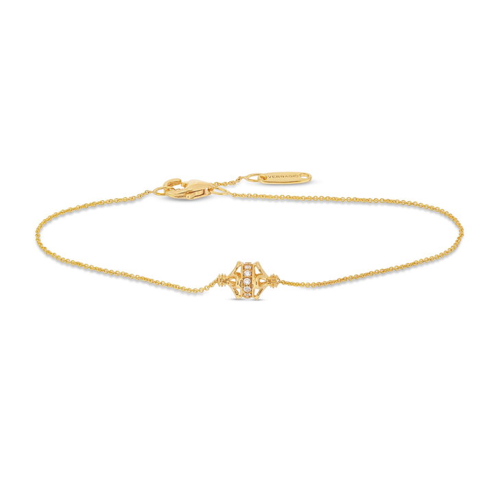 Verragio Tiara Diamond Rondelle Bracelet In Yellow Gold 18K
