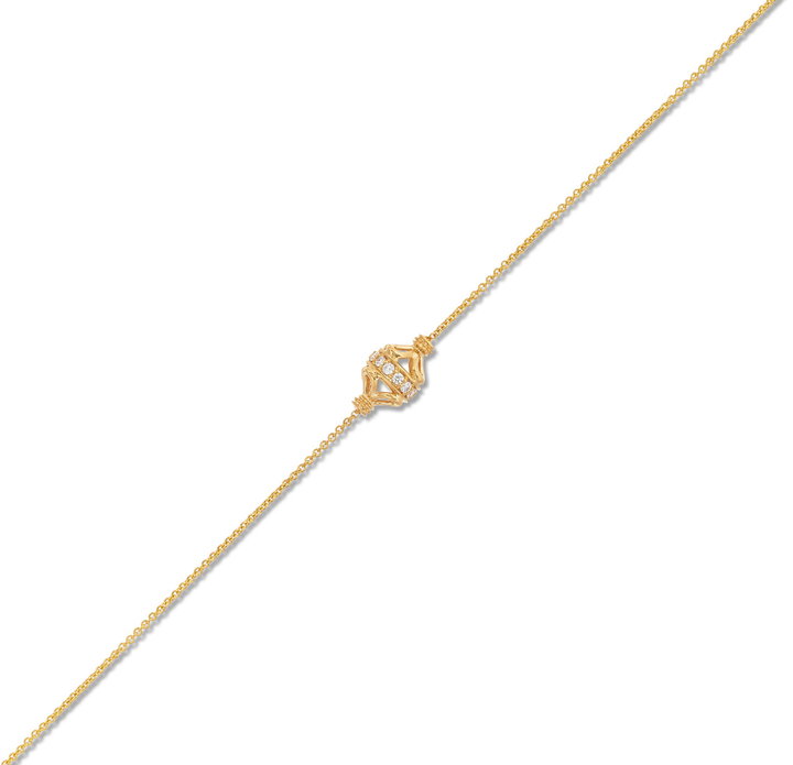 Verragio Tiara Diamond Rondelle Bracelet In Yellow Gold 18K
