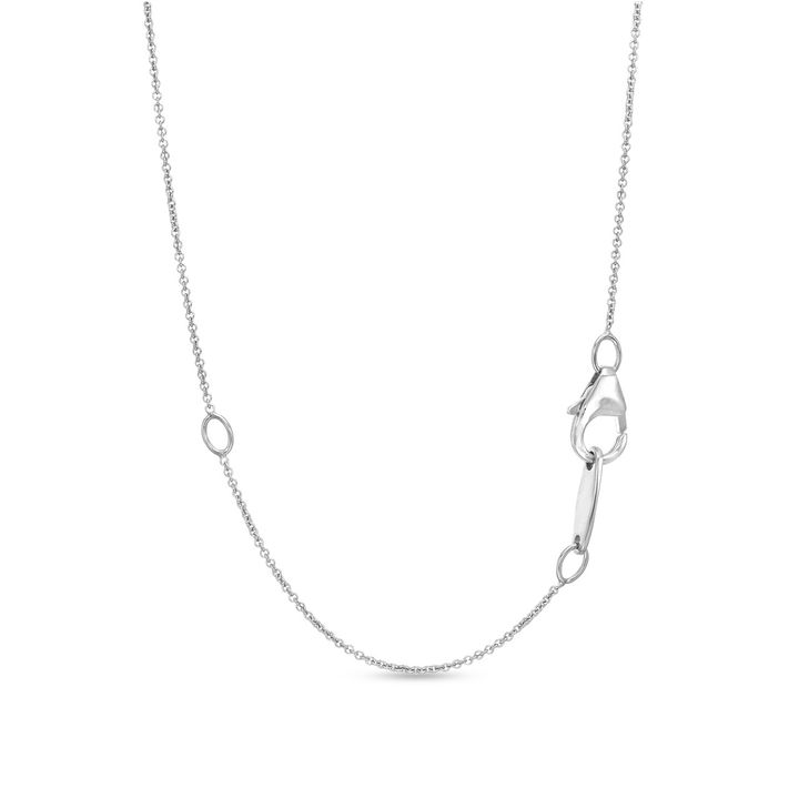 Verragio Large Fiore Diamond Pendant In White Gold 18K