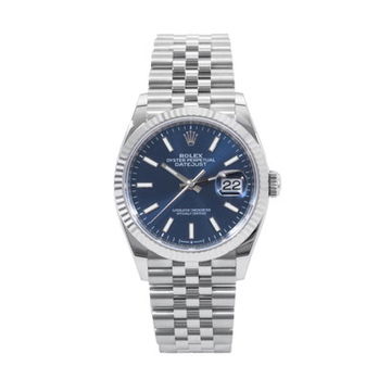 Rolex Datejust 36 Blue Dial Watch | Oystersteel