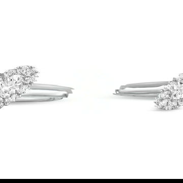 Round Diamond Halo Solitaire Engagement Ring