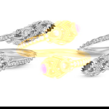 Verragio Diamond & Rhodolite Toi Et Moi Ring