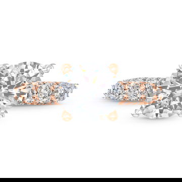 Verragio Couture Hidden Halo Three Sided Diamond Engagement Setting 3