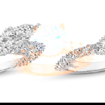 Verragio Couture Hidden Halo Three Sided Diamond Engagement Setting 12