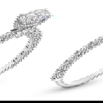 Verragio Couture Hidden Halo Three Sided Diamond Engagement Setting 10