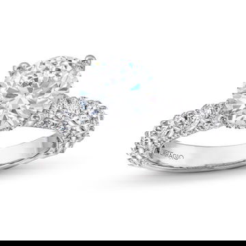 Verragio Couture Hidden Halo Three Sided Diamond Engagement Setting 13