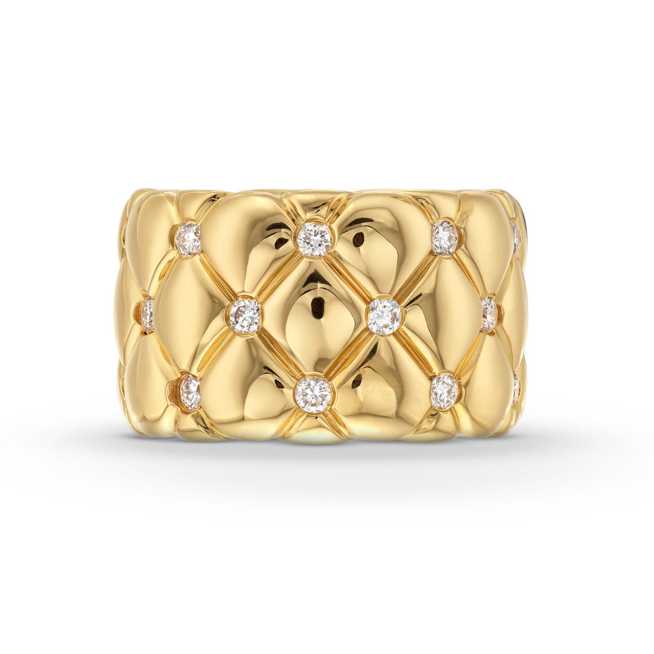 A. Jaffe Quilted Diamond Ring 0