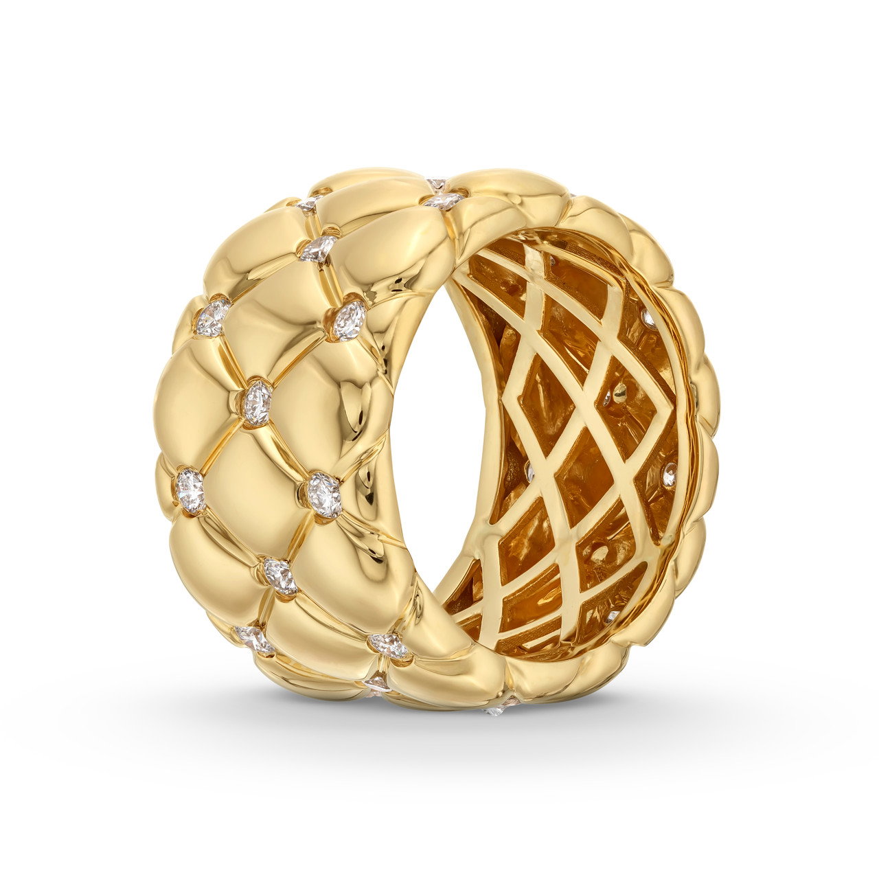 A. Jaffe Quilted Diamond Ring 2