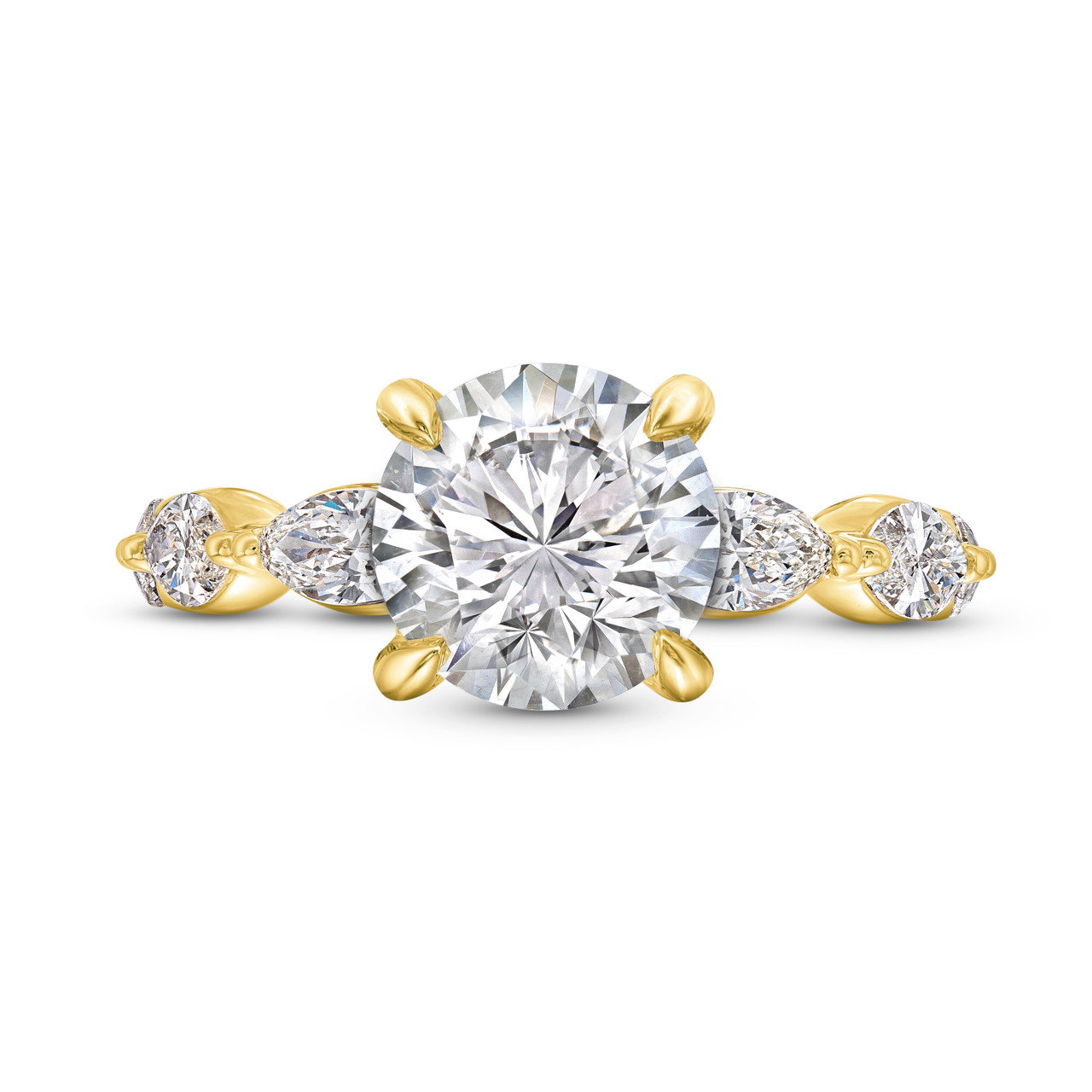 A. Jaffe Marquise Diamond Engagement Setting 0