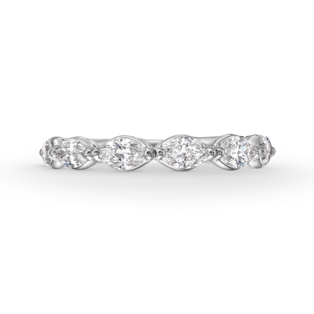A. Jaffe Marquise Diamond Wedding Band 0
