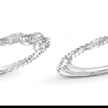 A. Jaffe Marquise Diamond Wedding Band