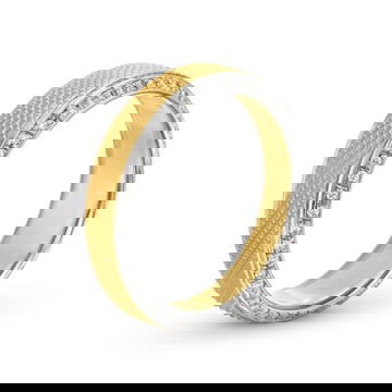 Verragio Textured Diamond Edge Wedding Band
