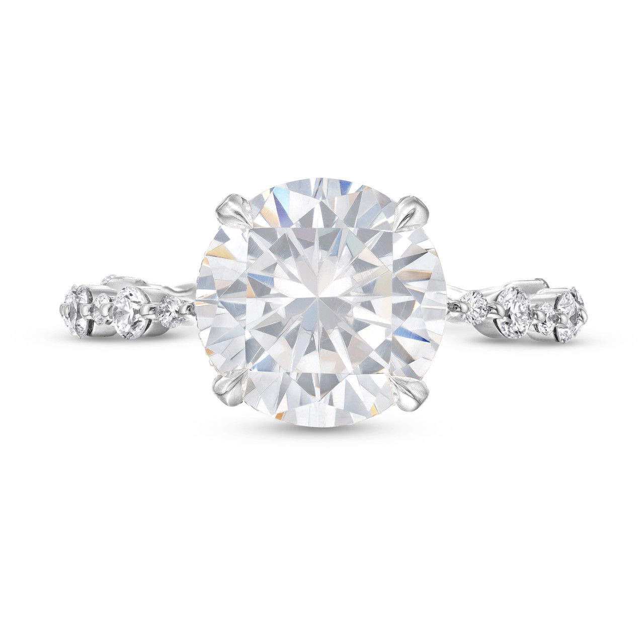 Michael M. Crown Alternating Single Prong Engagement Setting