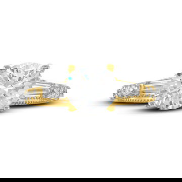 Verragio Couture Baguette Diamond Three Stone Engagement Setting