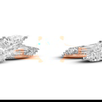 Verragio Couture Baguette Diamond Three Stone Engagement Setting