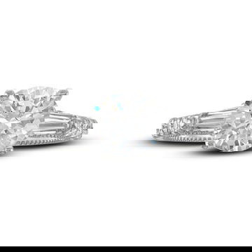 Verragio Couture Baguette Diamond Three Stone Engagement Setting