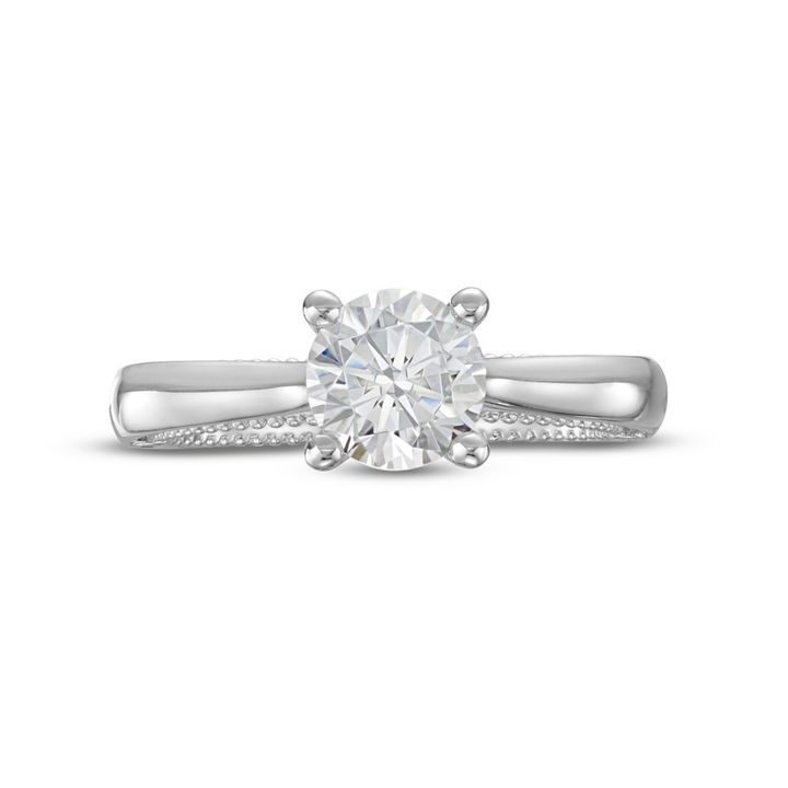 White Gold 18K Verragio Venetian Solitaire Engagement Setting