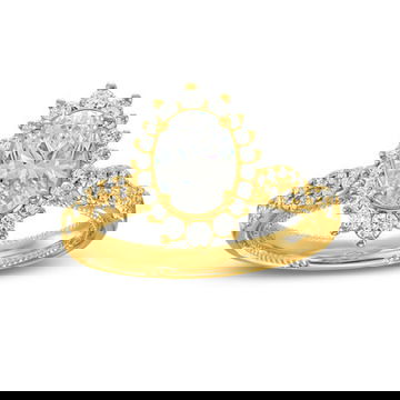 Verragio Renaissance Graduated Halo Twist Engagement Setting